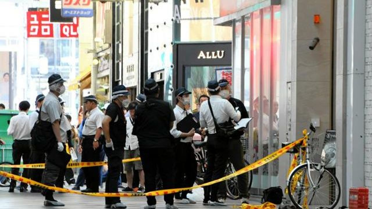 大阪で男性刺される 逃走の男逮捕