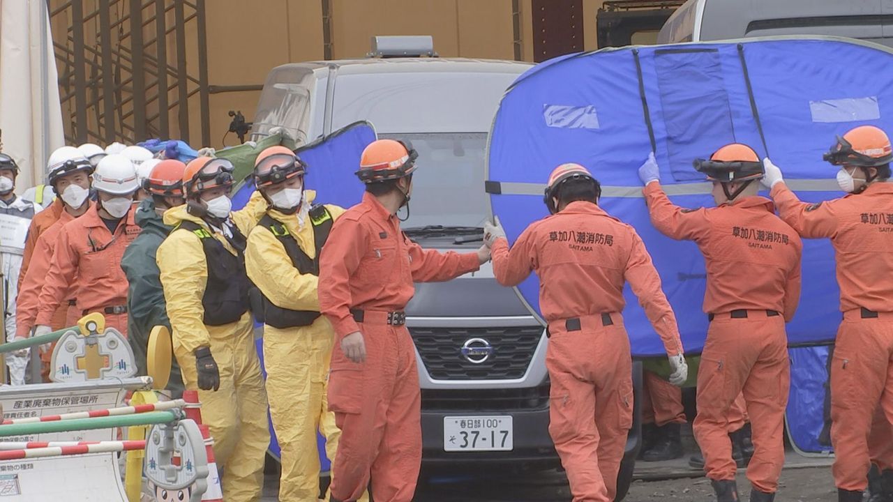 八潮陥没当時 消防「過酷だった」