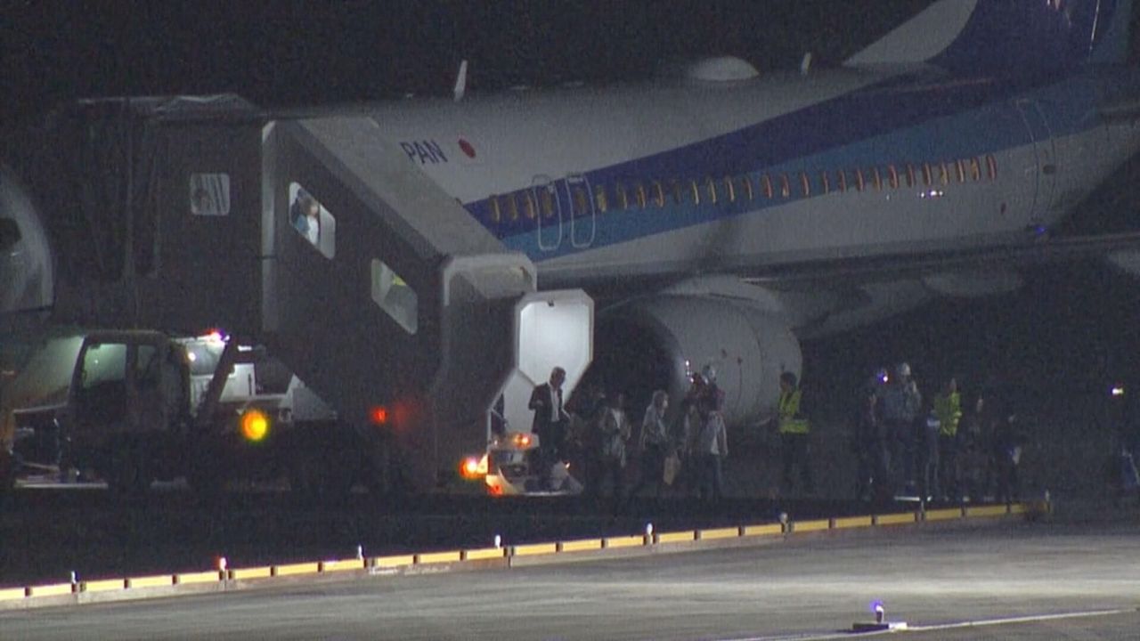 広島空港でANA機が立ち往生 - Yahoo!ニュース