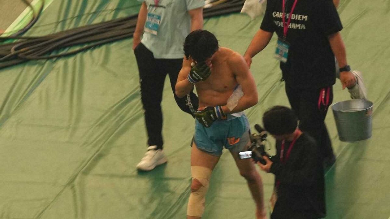 桜庭和志の長男が一本負け 悔し涙