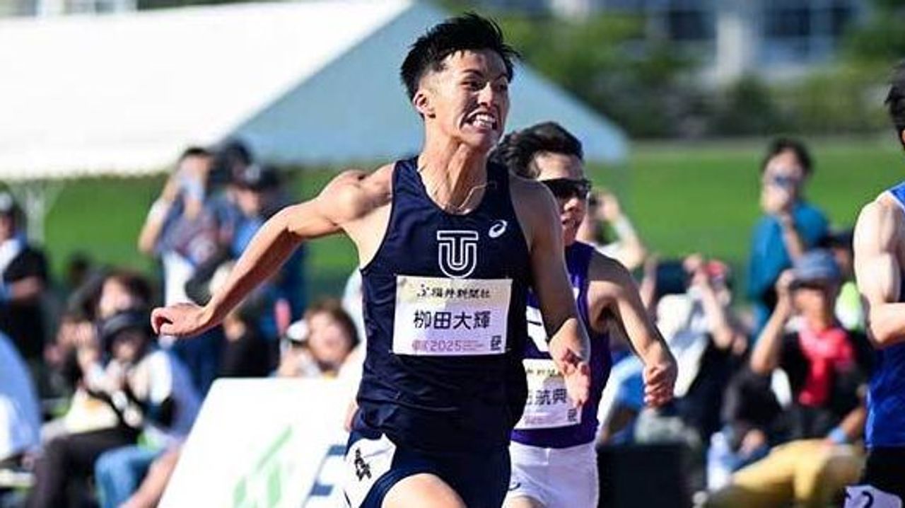 柳田100m9秒92も参考記録 苦笑い