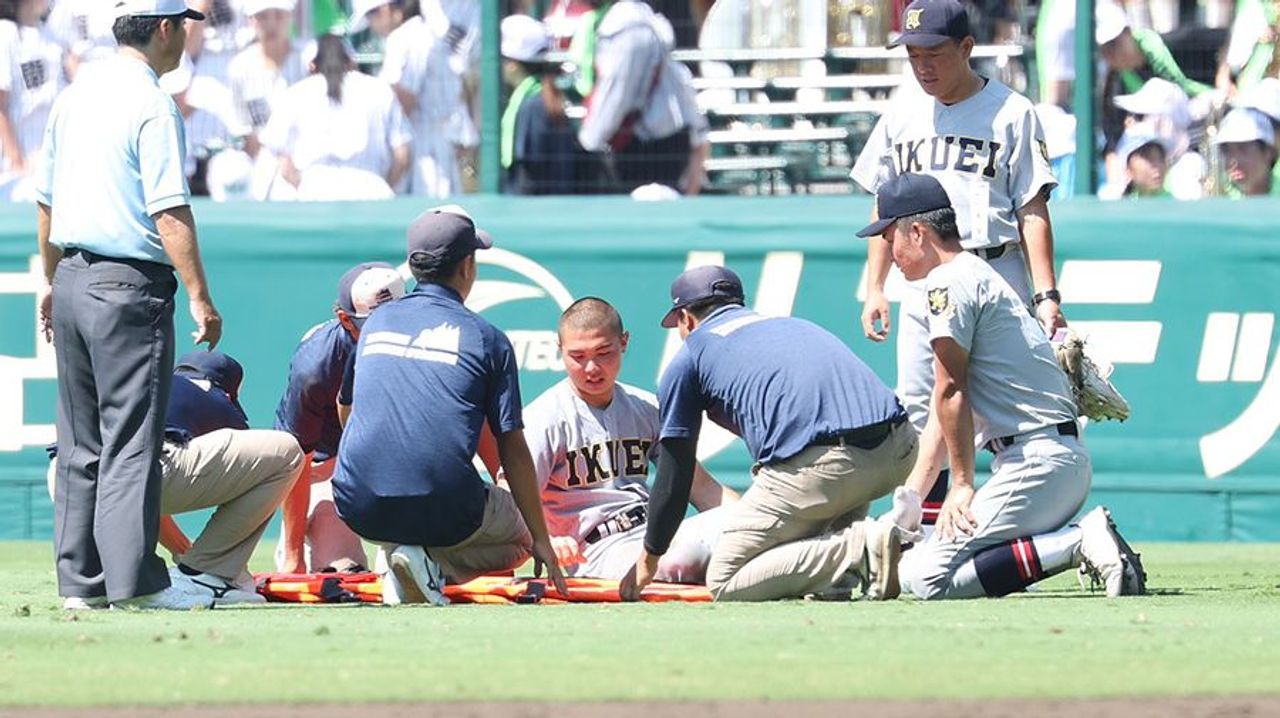 仙台育英アクシデント 猛暑影響か
