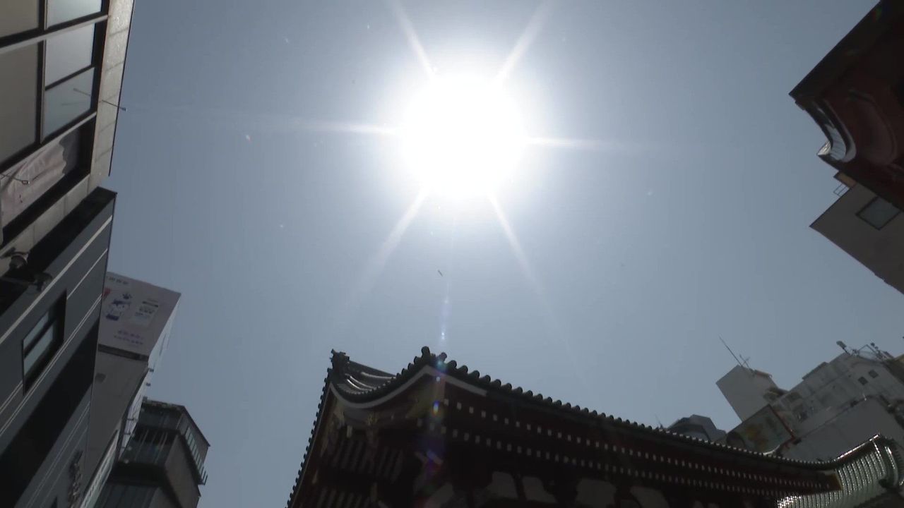 静岡市で41.4℃観測 歴代2位タイ
