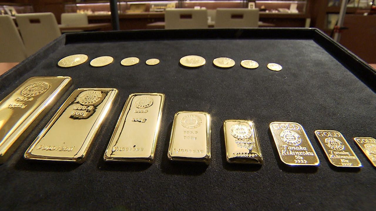 【金価格が1グラム2万円超え 史上初】