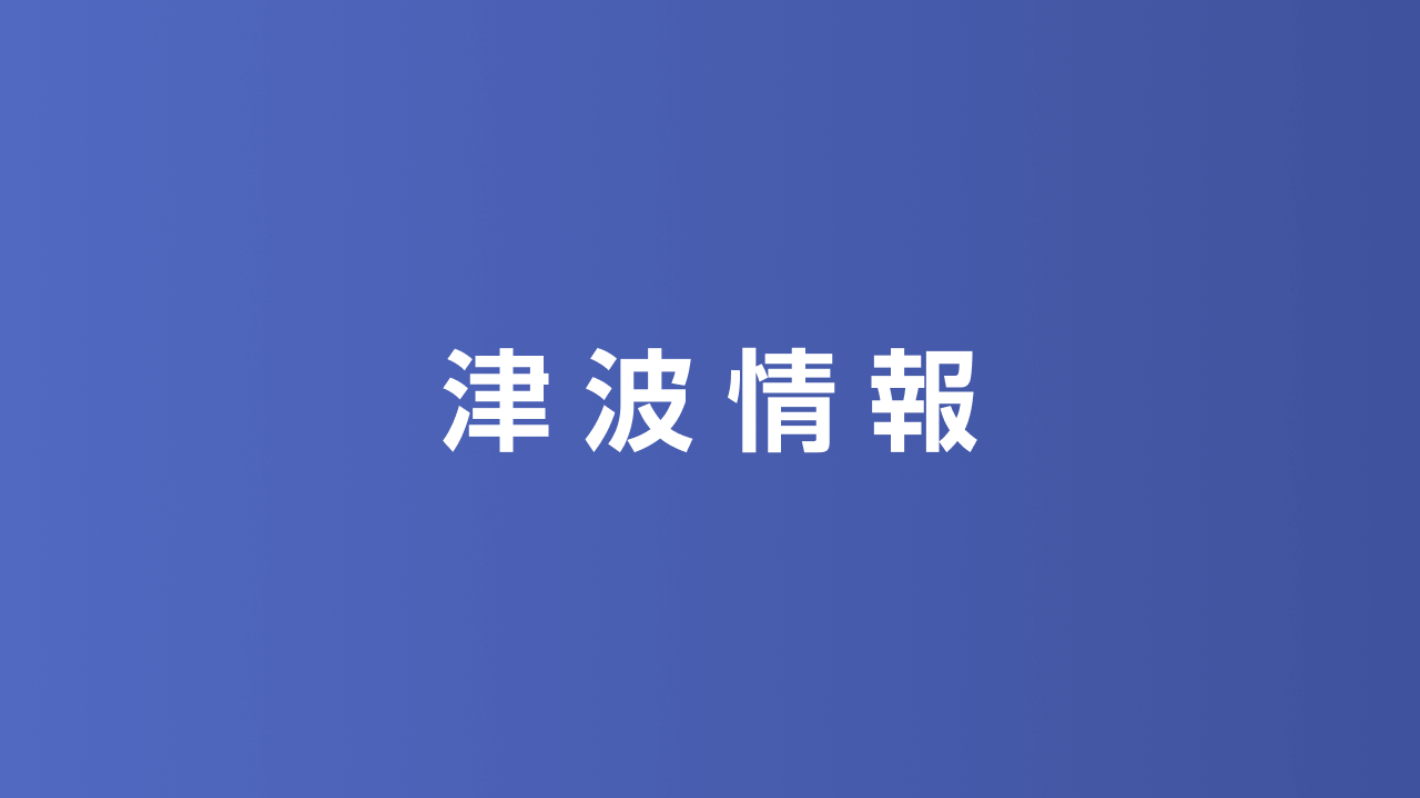 津波注意報時の避難 海から離れて