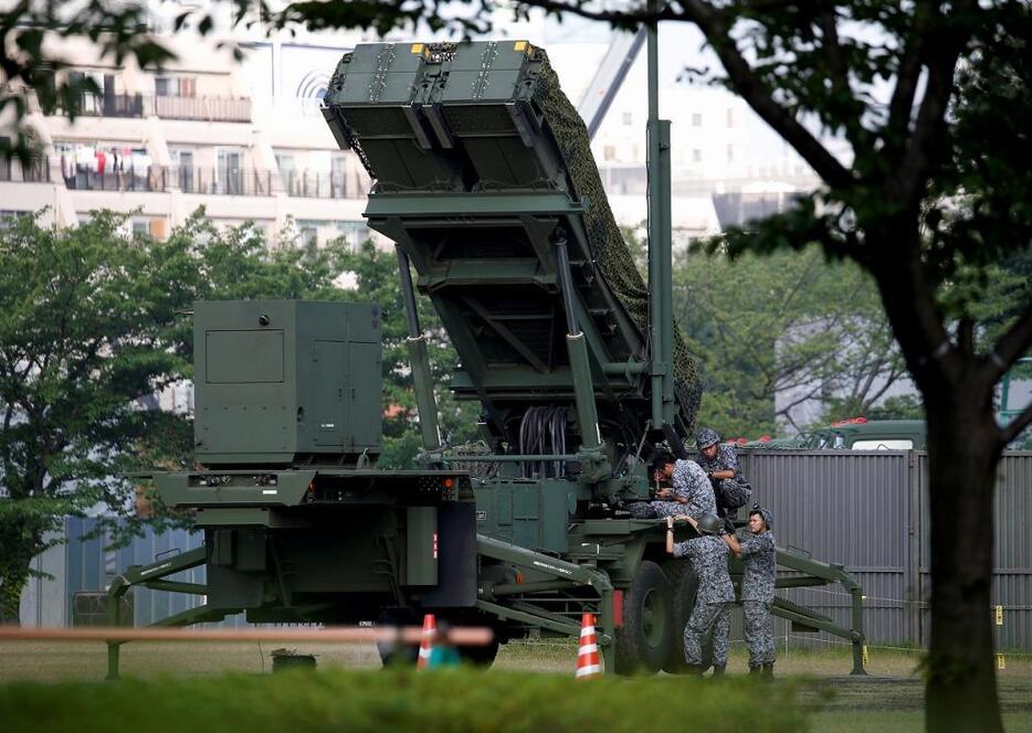 [資料写真]2016年、北朝鮮のミサイル発射兆候を受けて配備されたPAC3（ロイター/アフロ）