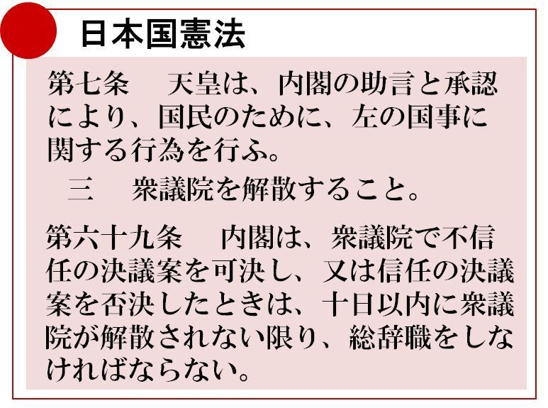 [図]日本国憲法の条文