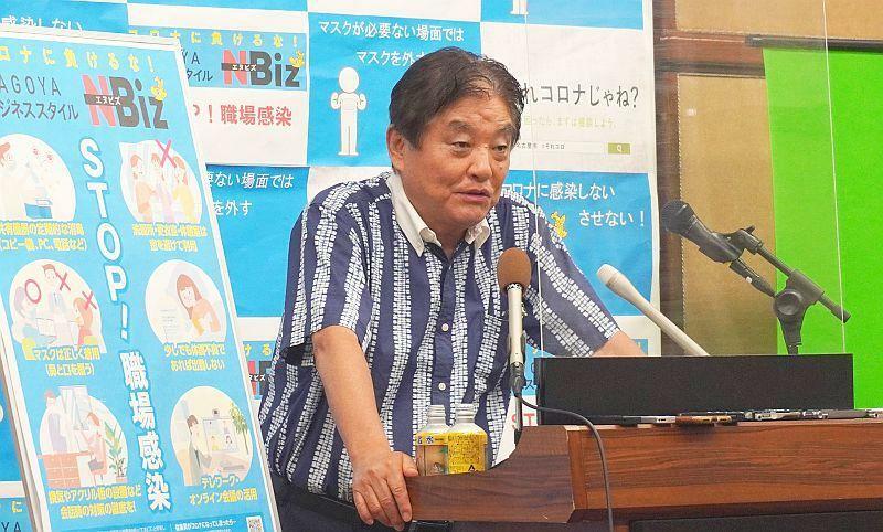 ［写真］名古屋市の河村たかし市長＝8日午前、名古屋市役所で