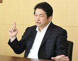 杉野社長はギガクレーンパークについて「手応えは十分、2019年対比で50％増から倍増、もっと伸びている店舗もある」と自信を見せる（撮影：ヒラオカスタジオ）