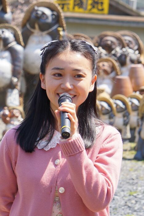 ［写真］地元の栃木についても話していた大島優子