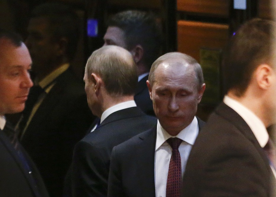 ロシアのプーチン大統領＝2015年2月12日（ロイター/アフロ）