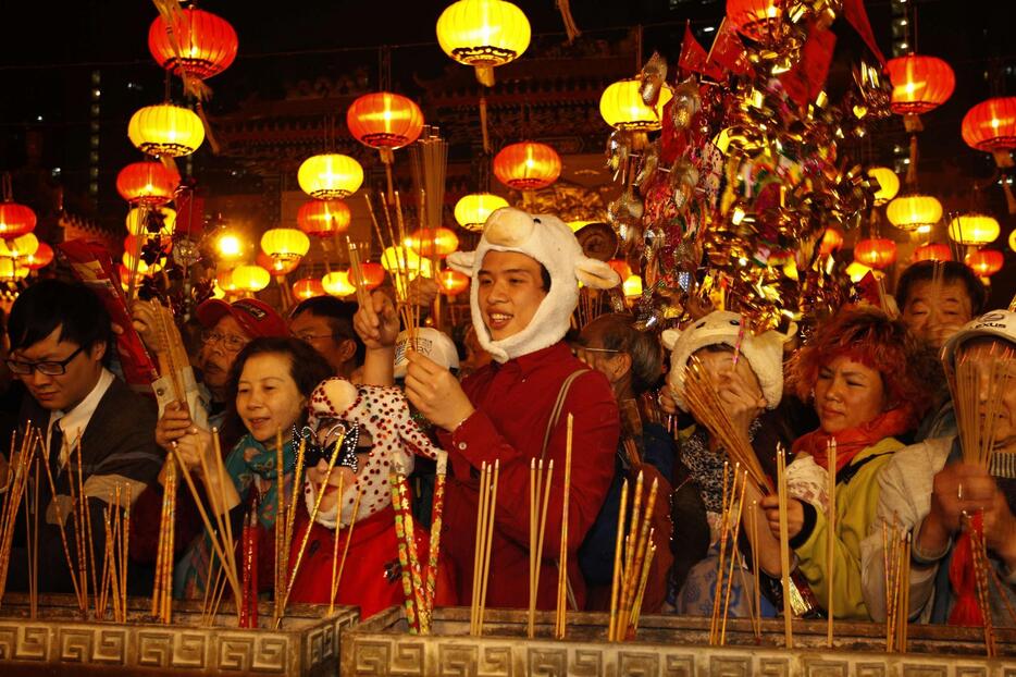 中国・香港＝2月18日（ロイター/アフロ）