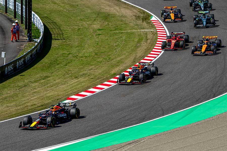 鈴鹿サーキットで行われたF1日本グランプリ【写真：Getty Images】