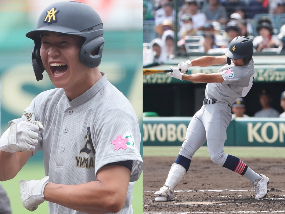 青森山田の佐藤 隆樹外野手