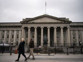 The US Treasury building in Washington, DC. Photographer: Al Drago/Bloomberg