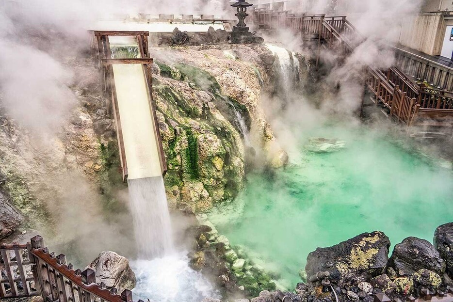 草津温泉の湯畑