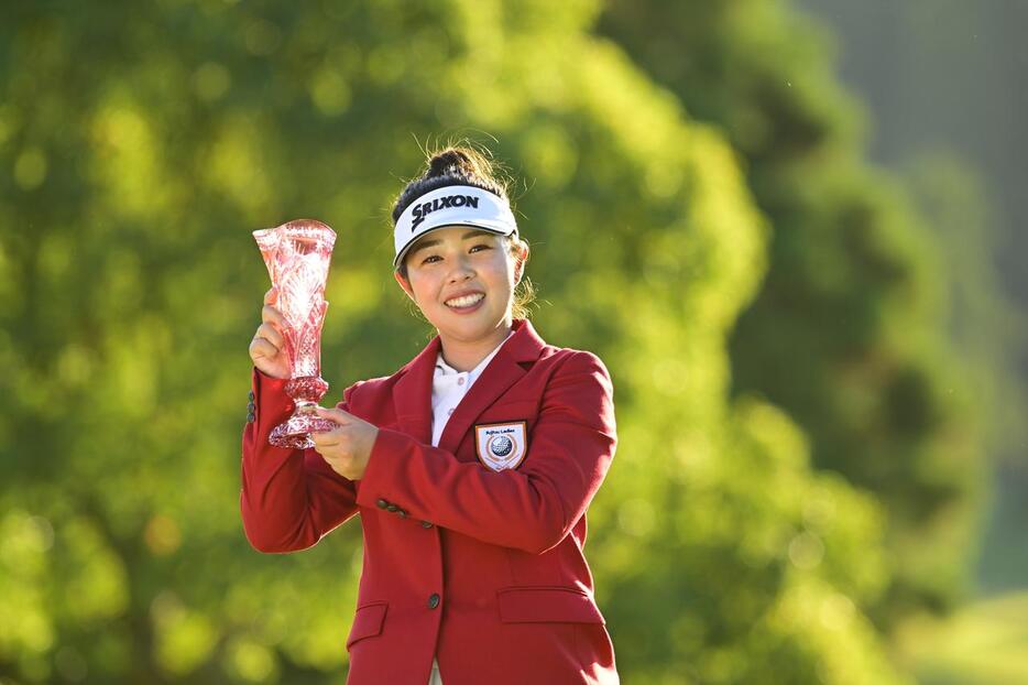 圧倒的な安定感で今季2勝から米女子ツアーの予選会トップ通過を果たした山下美夢有（写真/有原裕晶）