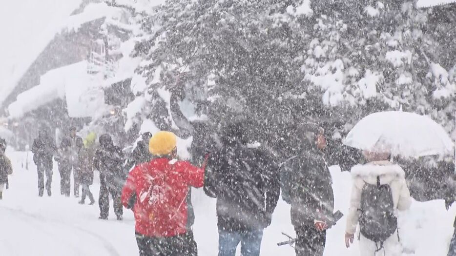 岐阜県白川村 1月8日午前11時半過ぎ