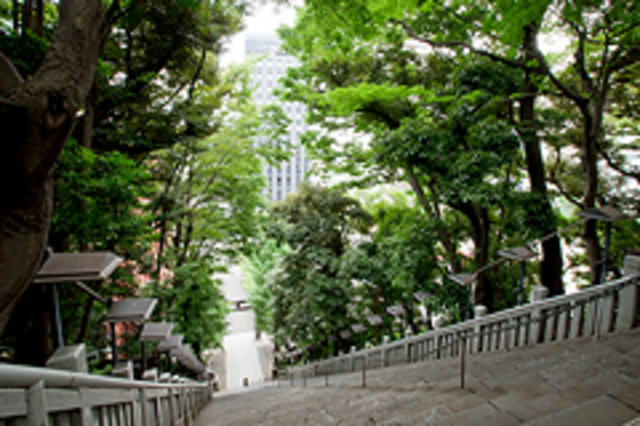 愛宕神社、石段　　愛宕神社HPより