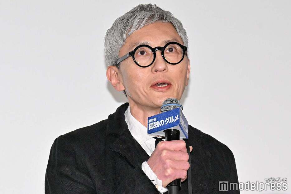 「劇映画 孤独のグルメ」初日舞台挨拶に出席した松重豊