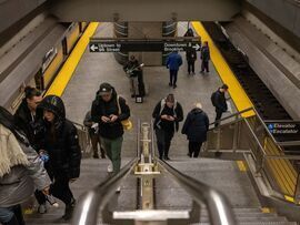 Commuters in New York. Photographer: Yuki Iwamura/Bloomberg