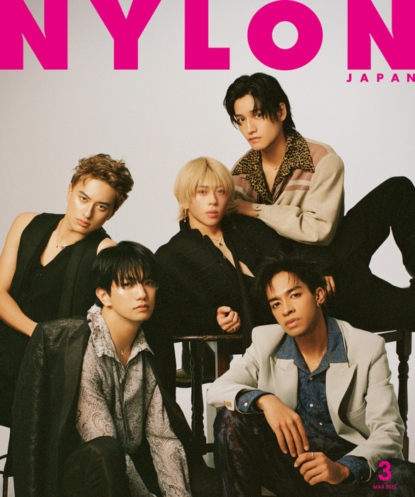 2025年1月28日発売『NYLON JAPAN』3月号表紙はAぇ! group （C）カエルム