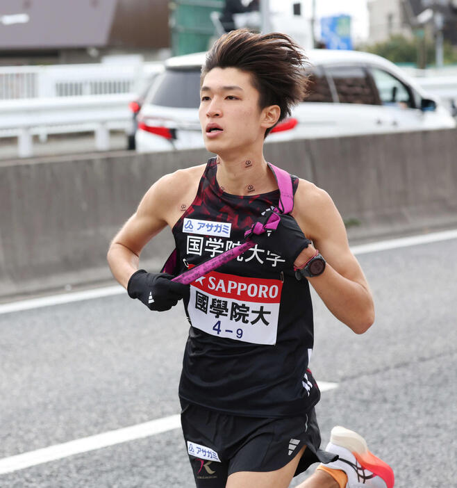 国学院大・吉田蔵之介（2024年1月撮影）