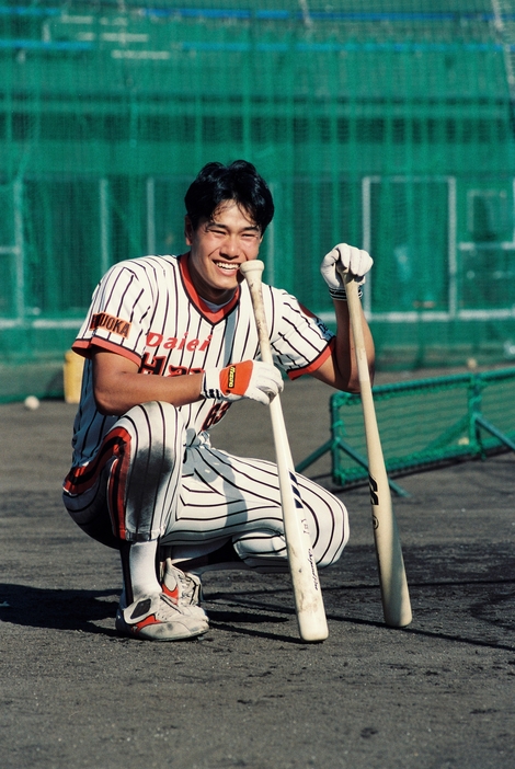 現役時代の村松有人コーチ＝1991年撮影