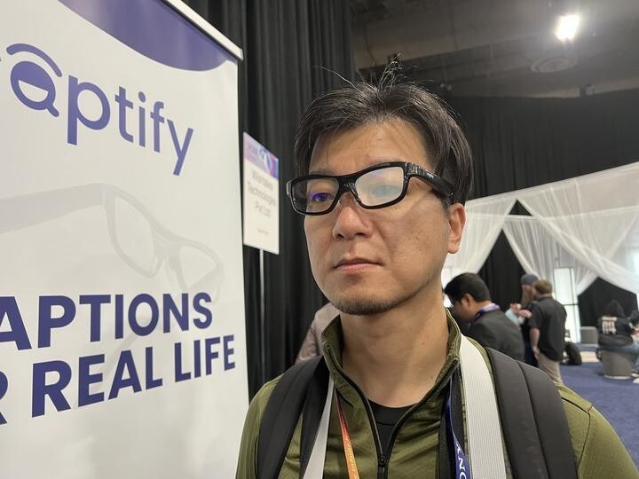 ナレーションや話し声を「字幕」にうつすステキメガネ #CES2025