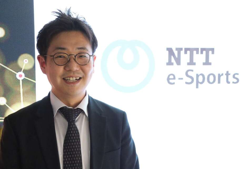 eスポーツの魅力を語るNTTe－Sportsの井上裕晶事業開発部長＝令和6年12月、東京都内（松崎翼撮影）