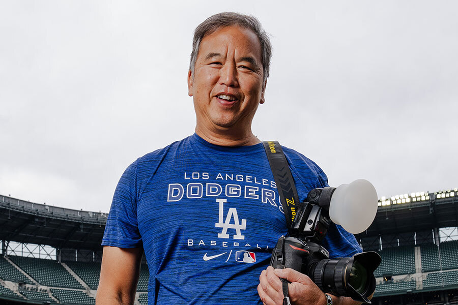 ドジャース公式カメラマンのジョン・スーフー氏【写真：Getty Images】