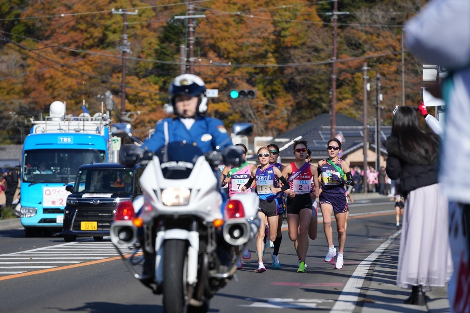 1区をはめるラストピースに成長し区間賞を獲得した田浦英理歌（写真提供＝ナノ・アソシエーション）