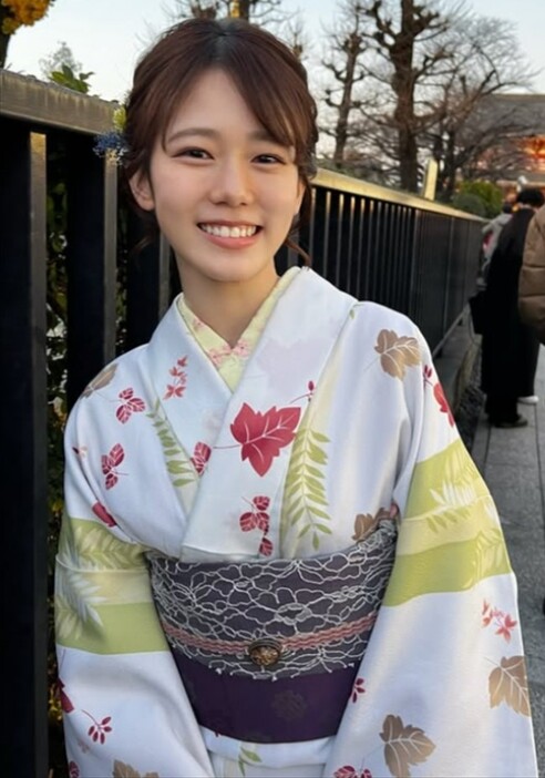 川口葵、着物姿　※「川口葵」インスタグラム