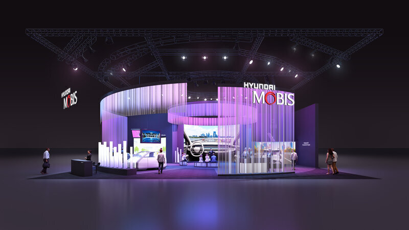 ヒョンデモービスのCES 2025ブースイメージ