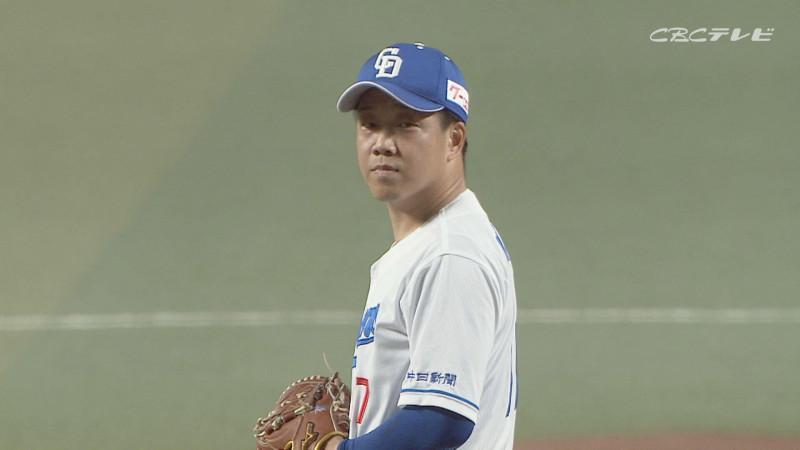 柳裕也投手(C)CBCテレビ