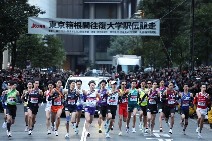 ２区では３人が区間新記録をマークした。写真：滝川敏之