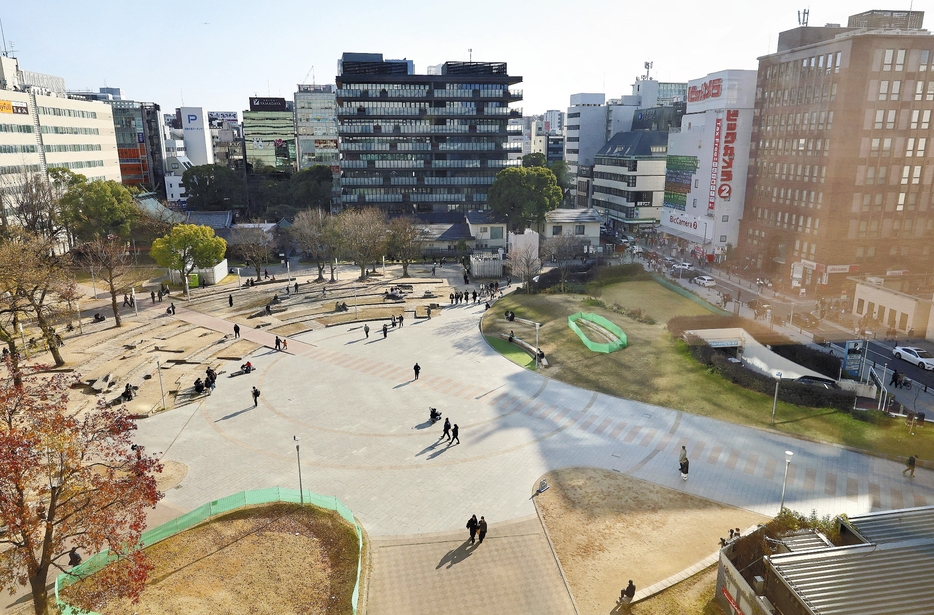 「地下美術館」が誕生する福岡市天神地区の警固公園。文化・芸術発信の新たな拠点となる