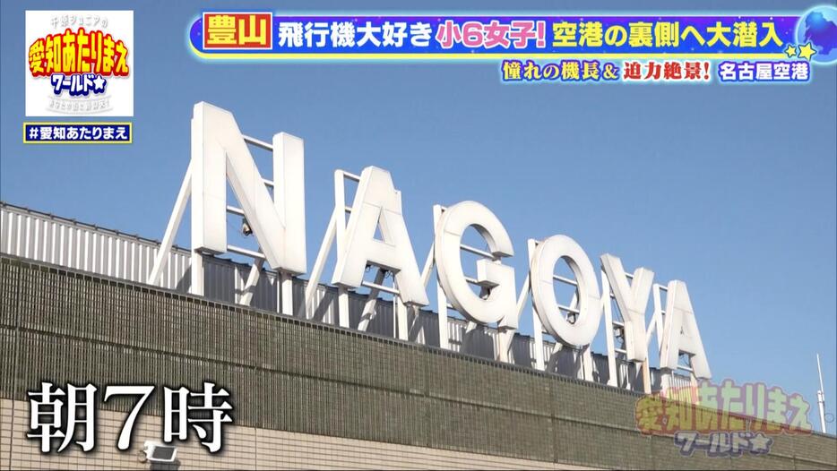 朝7時は飛行機が飛び立つ前の様子が一番よく見られる