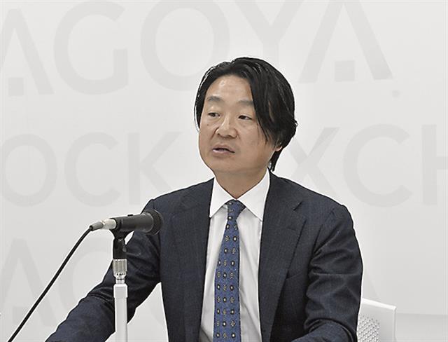 今後に向けて「基盤を固め、収益力のある体制をつくる」と強調する広田会長兼社長