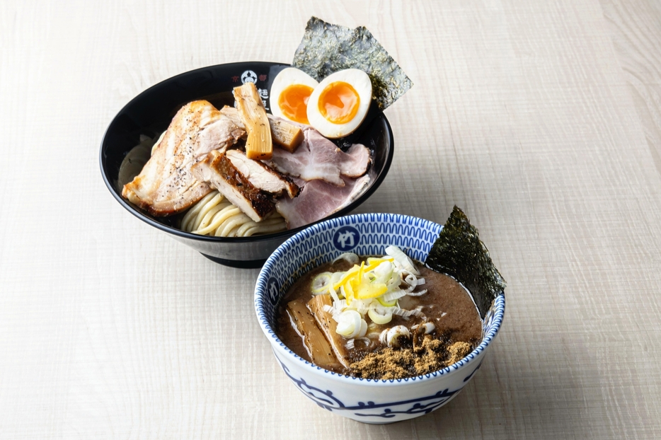 麺屋たけ井の「濃厚豚骨魚介つけ麺」