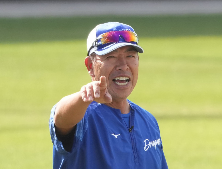 中日井上監督（2024年撮影）