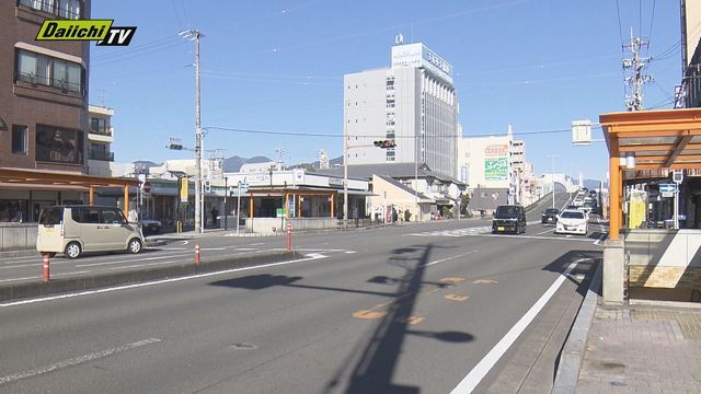 12月30日に静岡市清水区で軽ワゴン車が歩行者をはね死亡させた現場