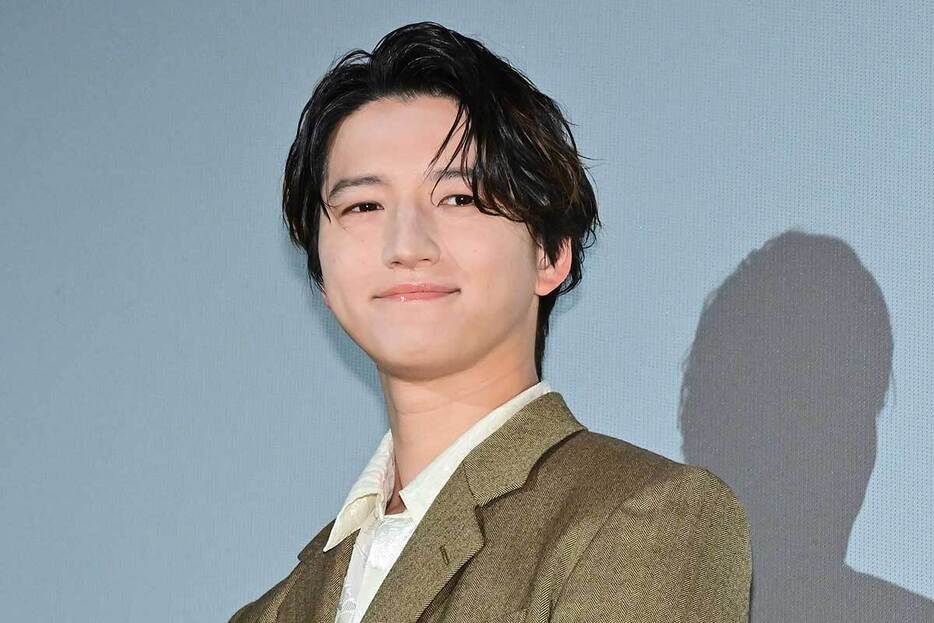 初日舞台あいさつに登壇した田口淳之介【写真：ENCOUNT編集部】