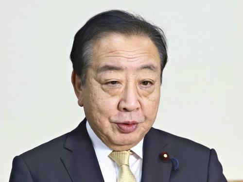 立憲民主党の野田代表