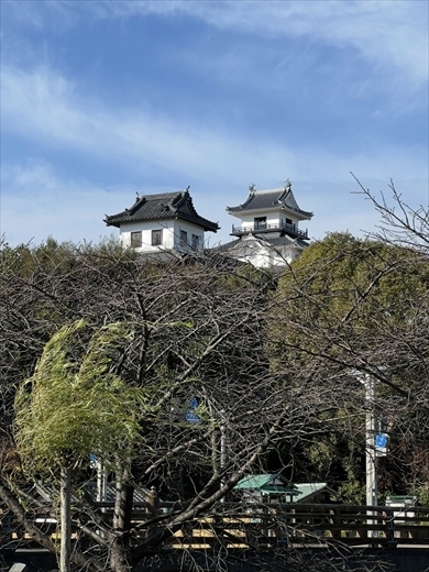 掛川城の風景が……