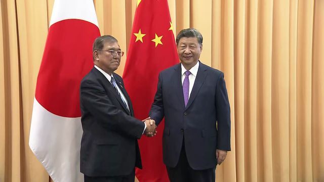 石破首相と習近平主席　11月の日中首脳会談にて