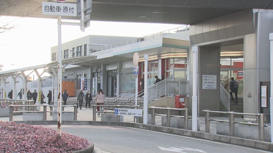 事件があったJR刈谷駅前