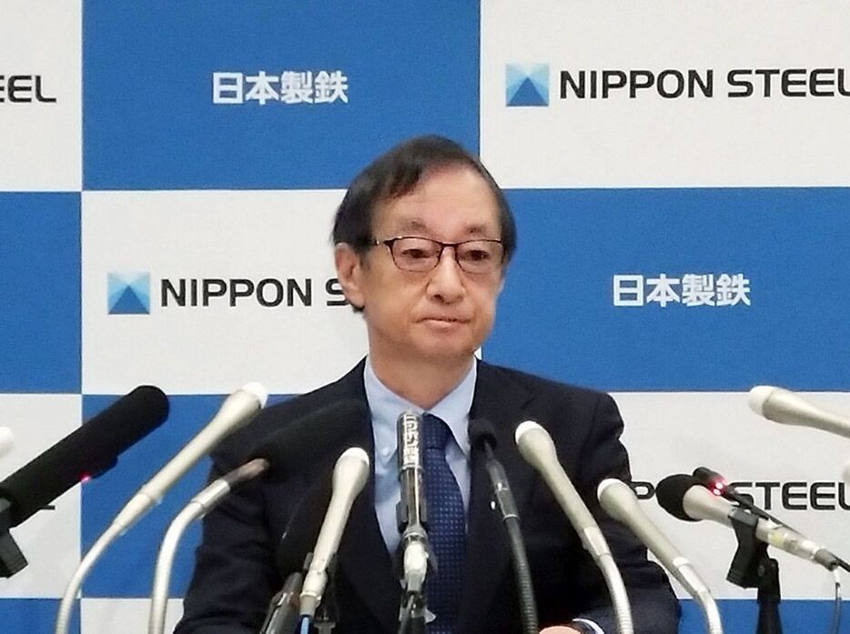 会見に出席した橋本英二会長兼CEO