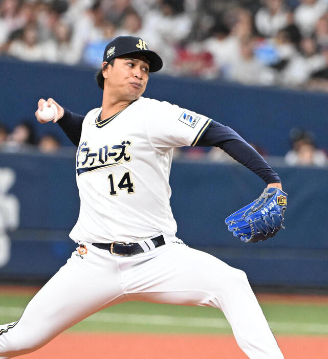 オリックス宇田川優希（2024年5月5日撮影）