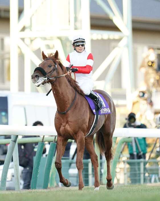 有馬記念で3着に敗れたダノンデサイル（撮影・岩川晋也）